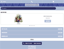 Tablet Screenshot of countryflowerslancaster.com